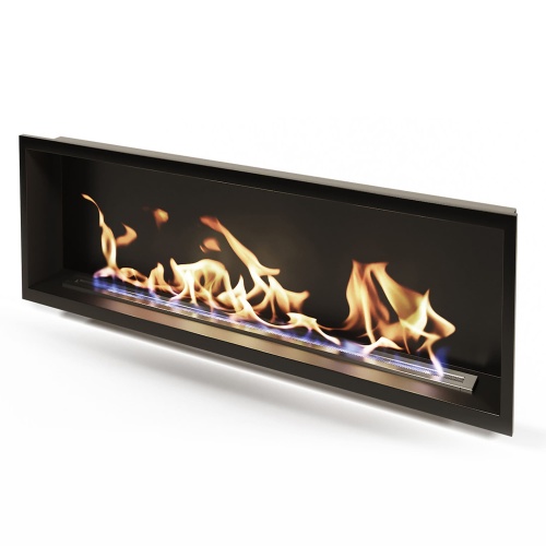 Биокамин "Русский огонь" Гефест 1460 встраиваемый с декоративным стеклом (стемалитом)