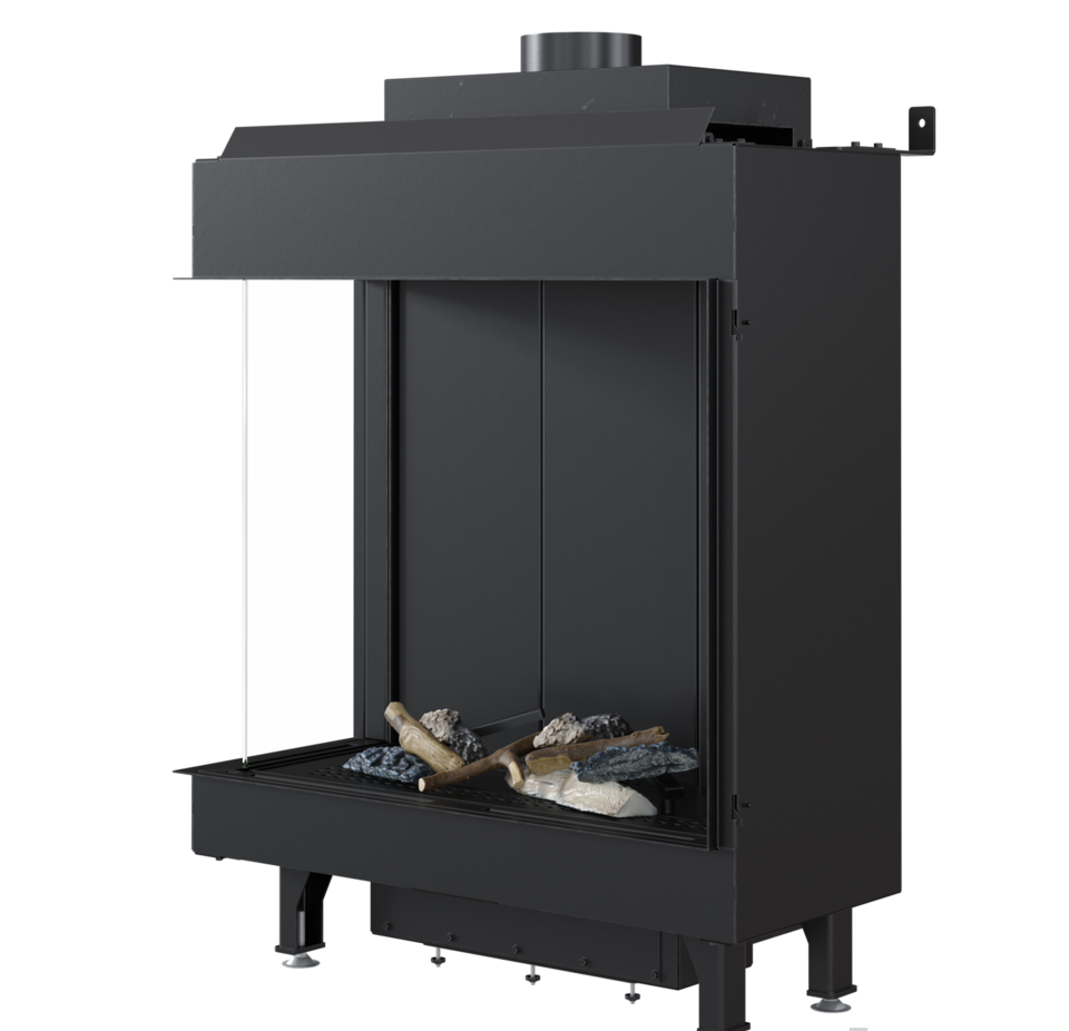 Газовая топка Kratki LEO/L/76/62/G31/37MBAR, баллонный газ