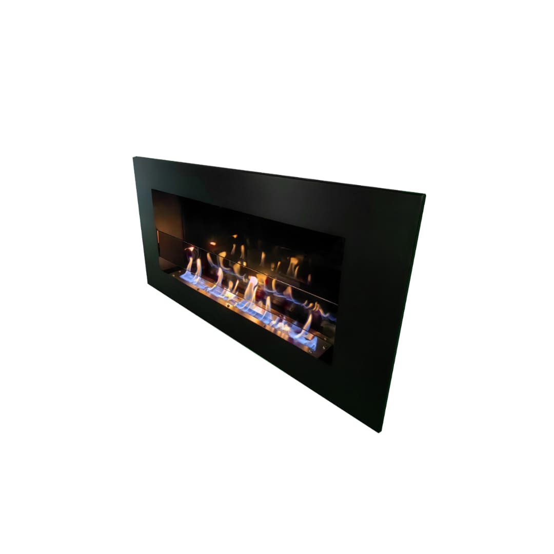 Биокамин "Русский огонь" Лофт 800V встраиваемый с декоративным стеклом (стемалитом) по цене 25 100 руб.