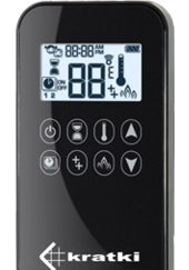 Газовая топка Kratki LEO/P/45/68/G20, магистральный газ