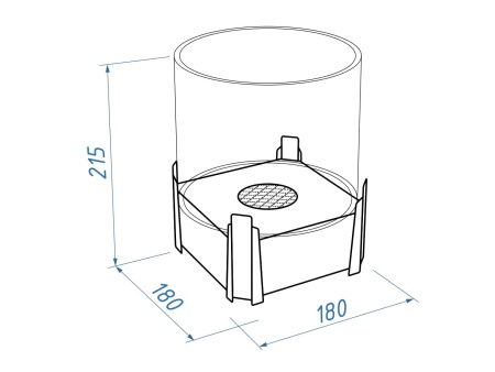Настольный биокамин Lux Fire Зодиак "Дева" Чёрный по цене 15 000 руб.