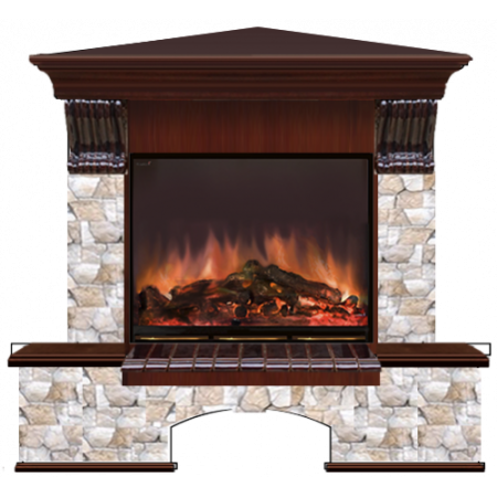 Бостон Арбат угловой (красное дерево)+Arte 23