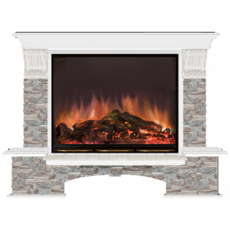 Бостон Грот цветной (белый)+Arte 33