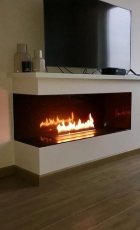 Встраиваемый угловой очаг 1400 SappFire по цене 52 200 руб.