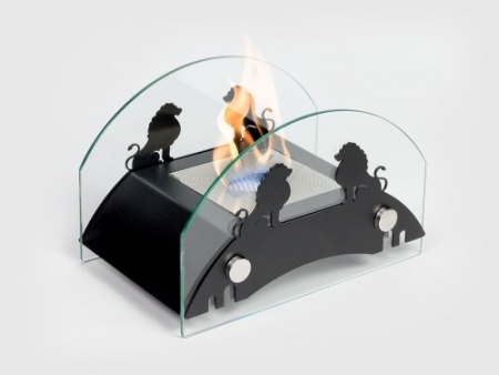 Настольный биокамин Lux Fire "Царский мост" S Чёрный по цене 9 990 руб.