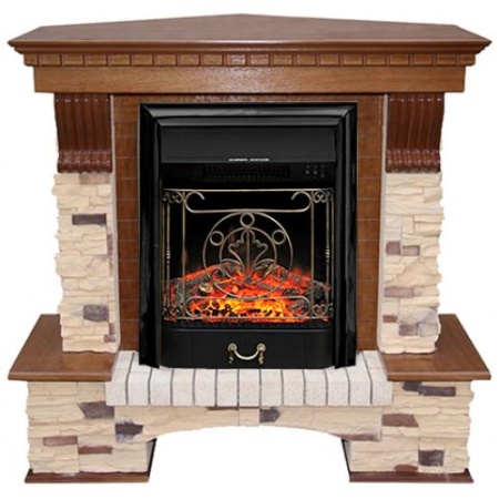 Pierre Luxe угловой сланец (дуб)+Majestic FX Black