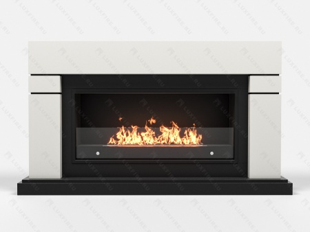 Биокамин Lux Fire с порталом Эльбрус 42, белый по цене 124 306 руб.