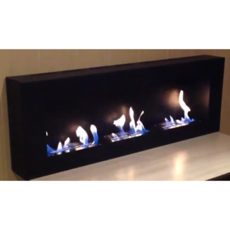 Биокамин Fire Line Glass black по цене 31 464 руб.