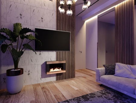 Биокамин "Русский огонь" Голд 650N настенный по цене 18 900 руб.